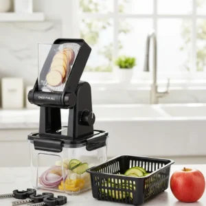 Adjustable Mandoline Slicer with Container