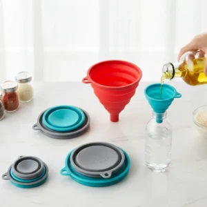 Silicone Collapsible Funnel Set (4 Pack)
