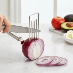 Stainless Steel Onion Holder & Slicer