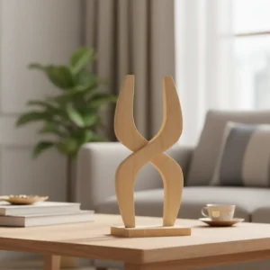 Wooden Table Decor Showpiece